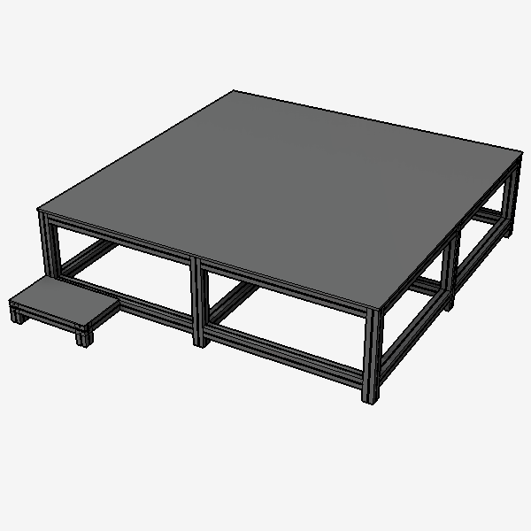 Modular Extrusion Table with Dynamic Control Panel